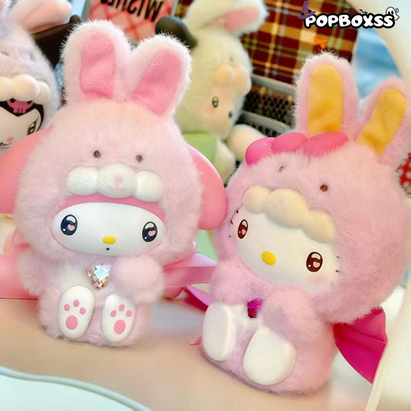 SANRl0 Characters Diamond Bunny Baby Series Plush Blind Box