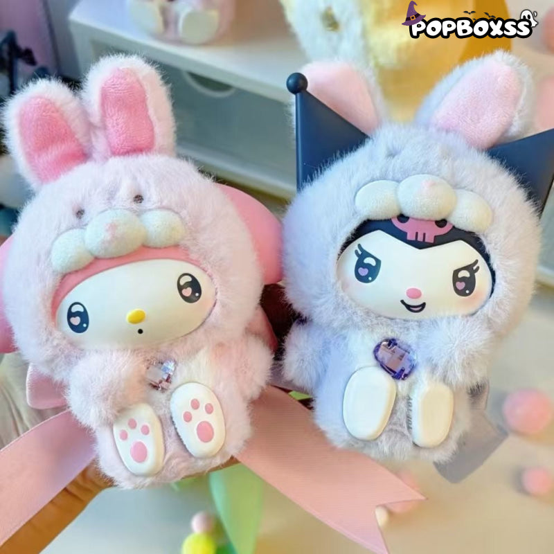 SANRl0 Characters Diamond Bunny Baby Series Plush Blind Box
