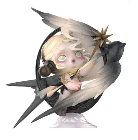SKULLPANDA Light's Longitude and Latitude Figurine. Hanging Card - POP BOX