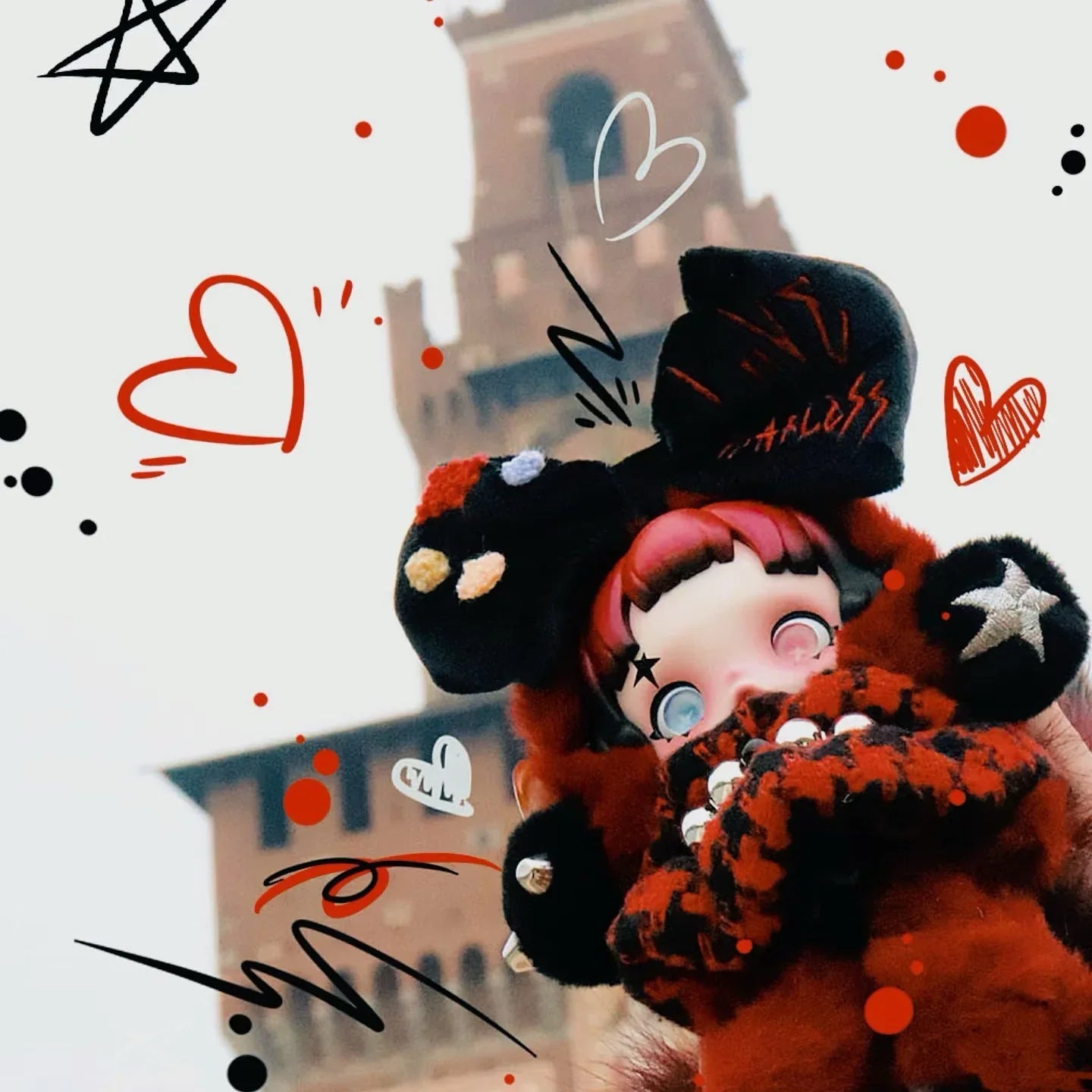 SKULLPANDA Plush - 6kHz. Italy Limited - POP BOX