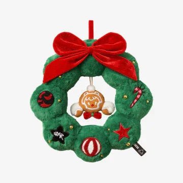 SKULLPANDA Tell Me What You Want Series Plush Wreath Pendant - POP BOX