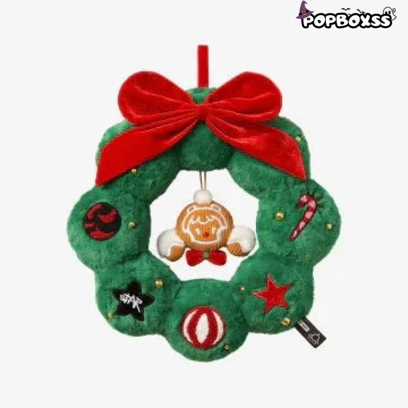 SKULLPANDA Tell Me What You Want Series Plush Wreath Pendant - POP BOX