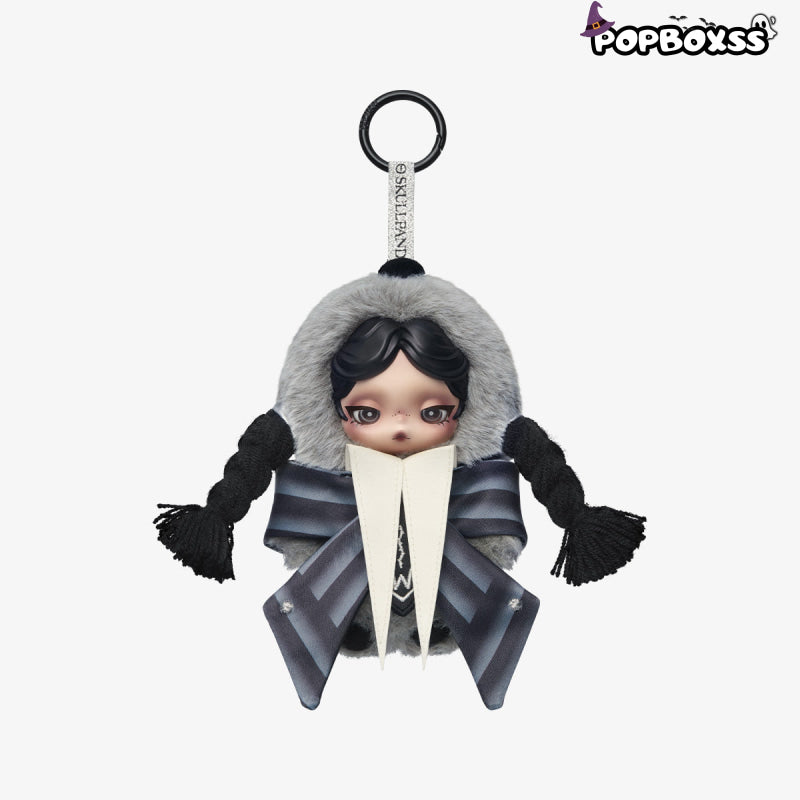 SKULLPANDA × Wednesday Plush (Nevermore Academy Uniform Version)（PRE-ORDER）