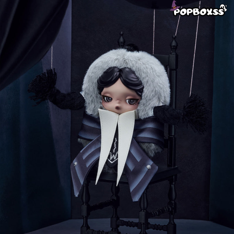 SKULLPANDA × Wednesday Plush (Nevermore Academy Uniform Version)（PRE-ORDER）