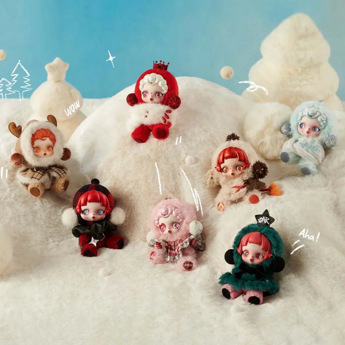 SKULLPANDA Winter Symphony Series Plush Dolls. Blind Box - POP BOX