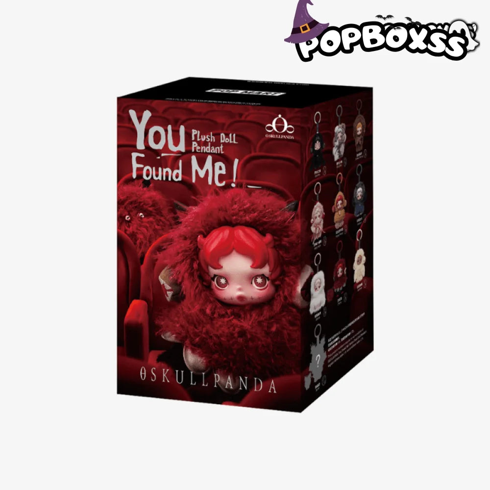 SKULLPANDA You Found Me! Series Plush Doll Pendant(PRE - ORDER) - POP BOX