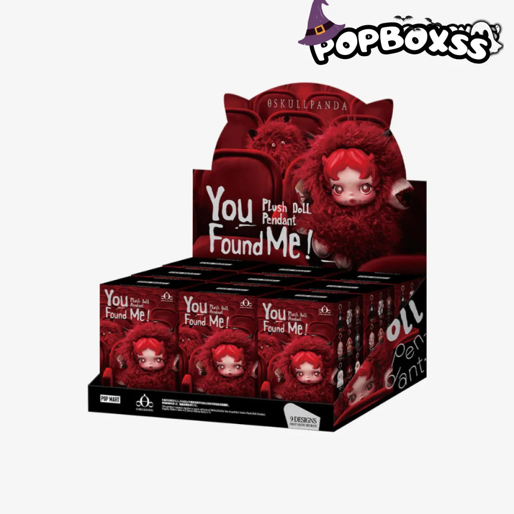 SKULLPANDA You Found Me! Series Plush Doll Pendant(PRE - ORDER) - POP BOX