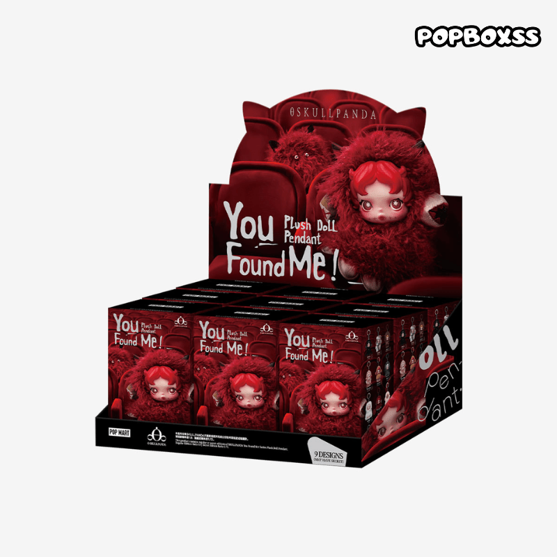 SKULLPANDA You Found Me! Series Plush Doll Pendant(PRE - ORDER) - POP BOX