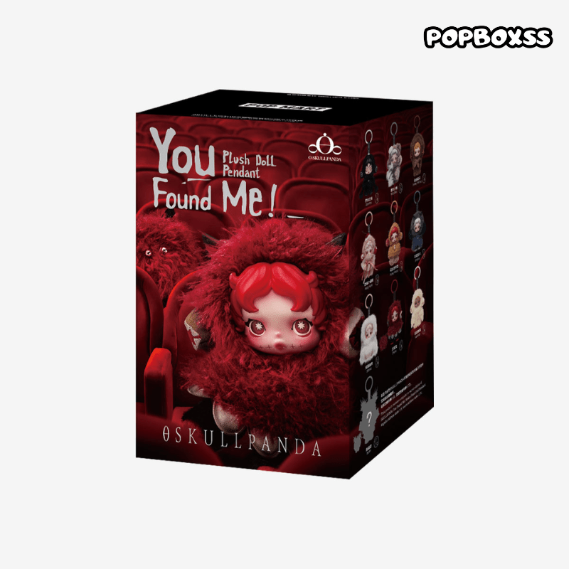 SKULLPANDA You Found Me! Series Plush Doll Pendant(PRE - ORDER) - POP BOX