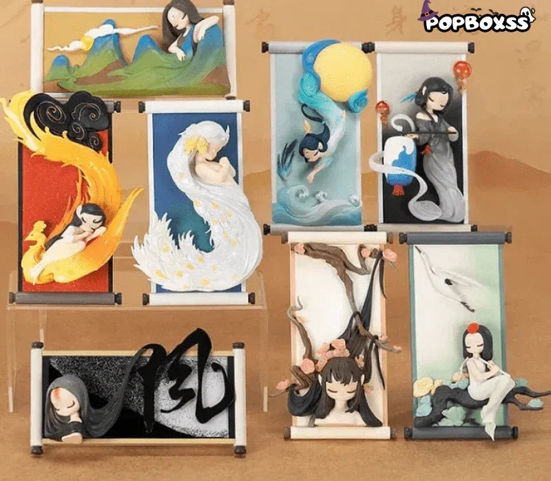Sleep Chinese Scrolls Series Blind Box - POP BOX