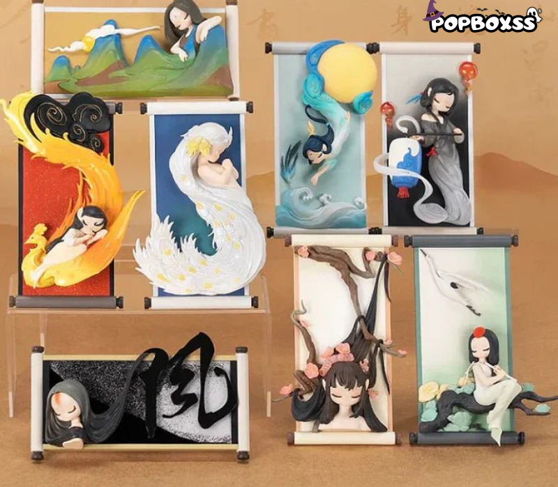 Sleep Chinese Scrolls Series Blind Box - POP BOX