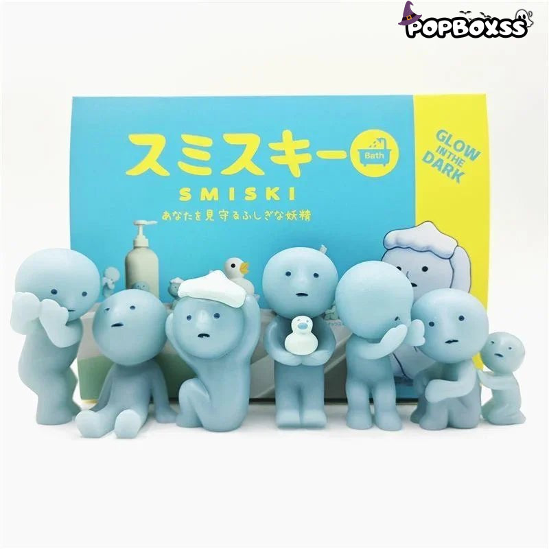 Smiski Bath Series Figures. Blind Box - POP BOX