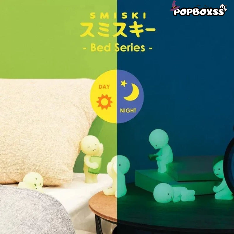 Smiski Bed Series Figures. Blind Box - POP BOX