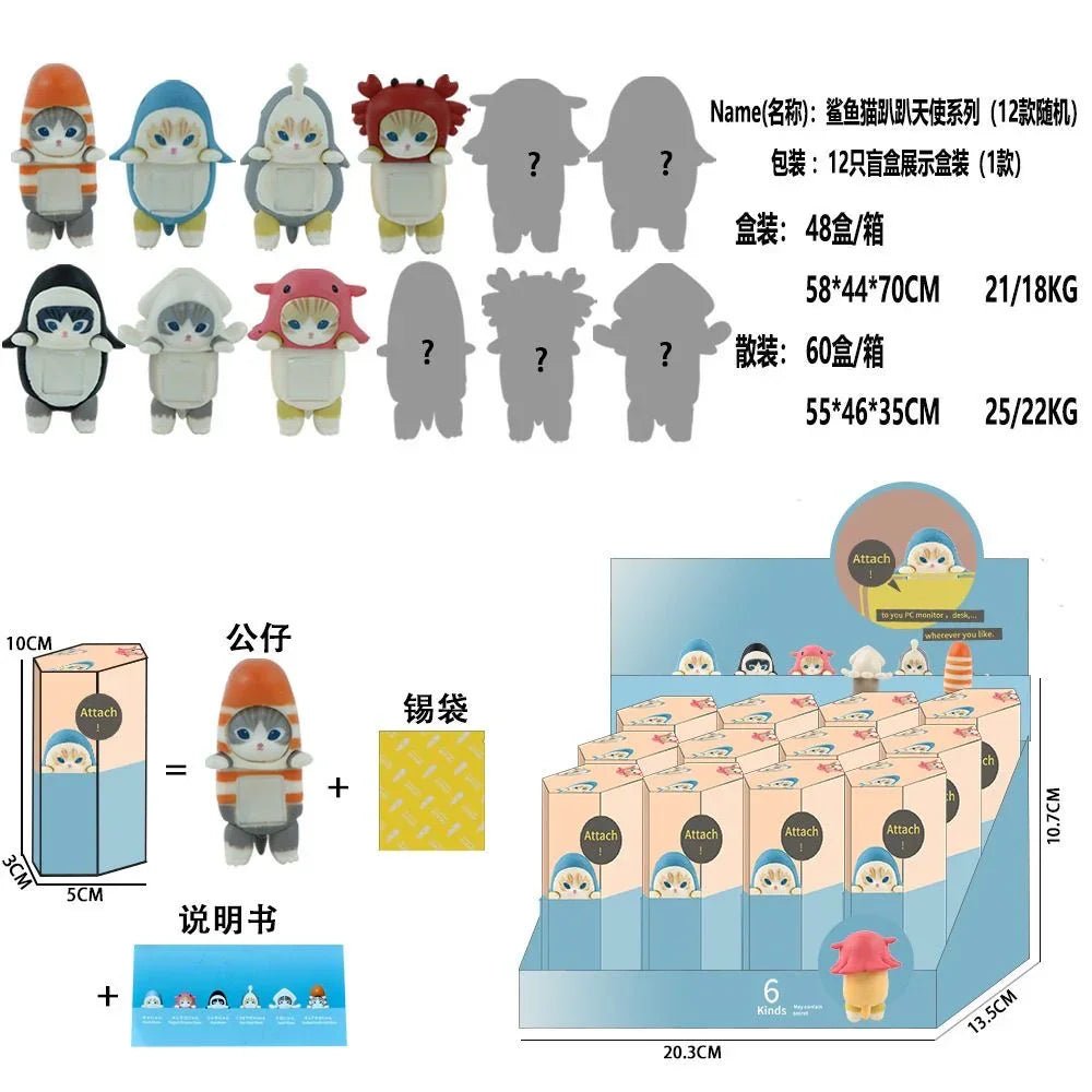 sonny angel a mofusand hippers series figure x. Blind Box - POP BOX