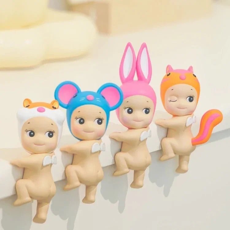 Sonny Angel Looking Back Series HIPPERS Figures. Blind Box - POP BOX