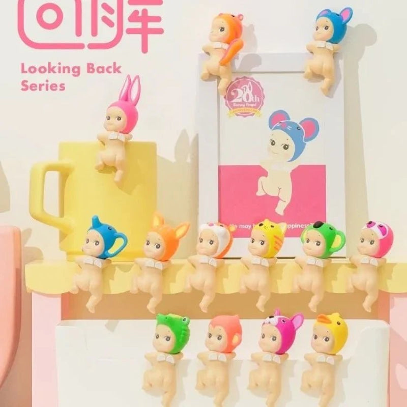 Sonny Angel Looking Back Series HIPPERS Figures. Blind Box - POP BOX
