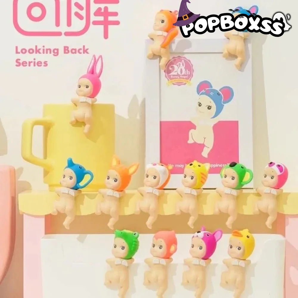 Sonny Angel Looking Back Series HIPPERS Figures. Blind Box - POP BOX