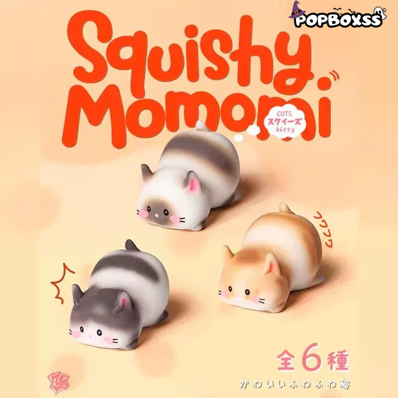 Squishy Momomi Cute Kitty Series Figures. Blind Box - POP BOX
