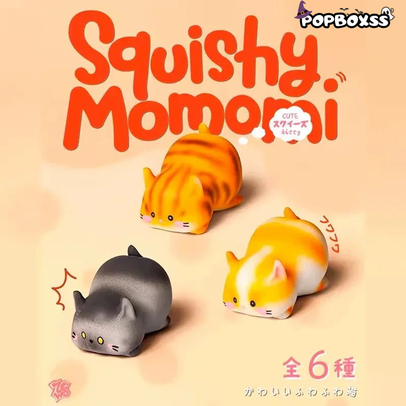 Squishy Momomi Cute Kitty Series Figures. Blind Box - POP BOX