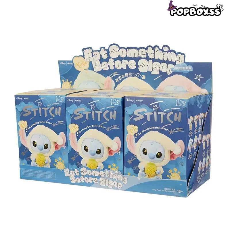 Stltch Eat Something Before Sleep Series Vinly Plush Dolls. Blind Box - POP BOX