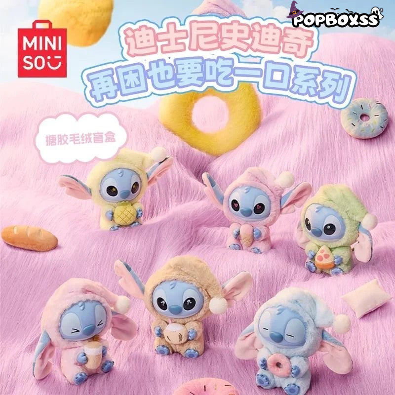 Stltch Eat Something Before Sleep Series Vinly Plush Dolls. Blind Box - POP BOX