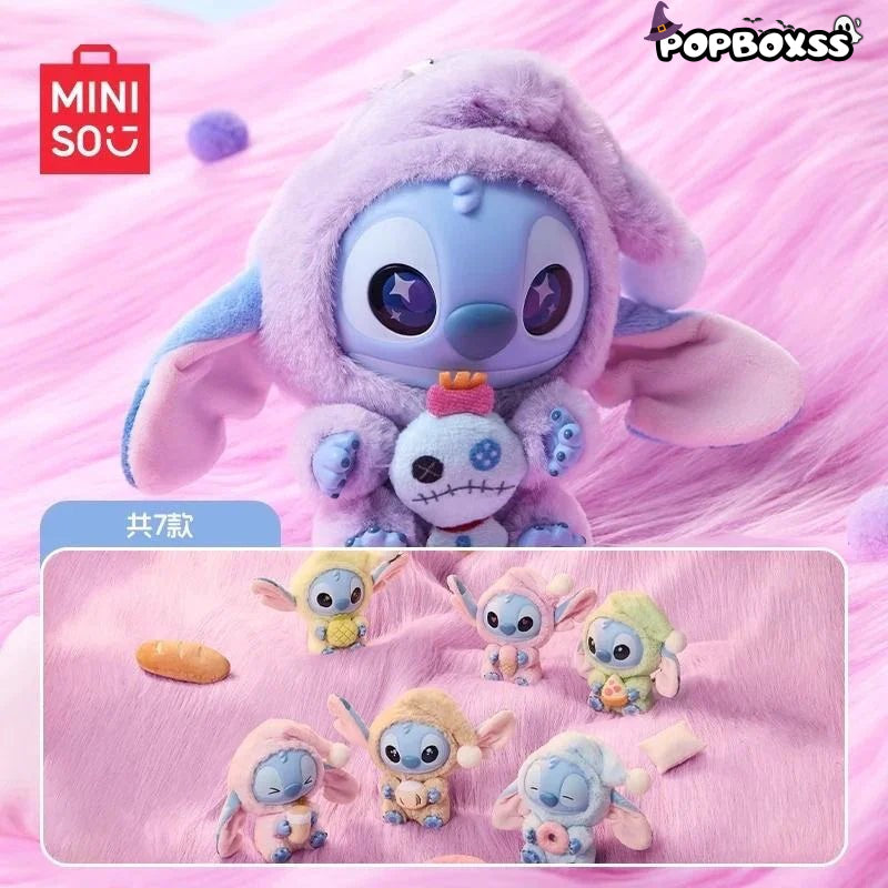 Stltch Eat Something Before Sleep Series Vinly Plush Dolls. Blind Box - POP BOX
