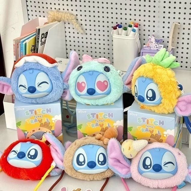 STlTCH Funny Travel Series Plush Crossbody Bag Blind Box - POP BOX