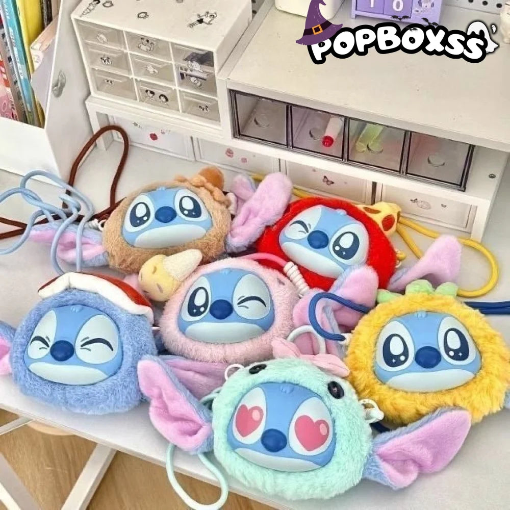 STlTCH Funny Travel Series Plush Crossbody Bag Blind Box - POP BOX