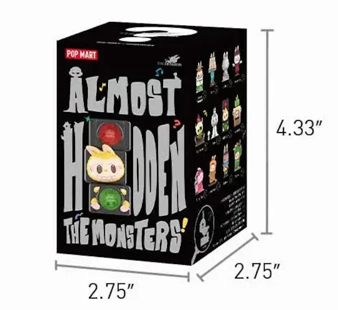 The Monsters Almost Hidden Series Figures. Blind Box - POP BOX