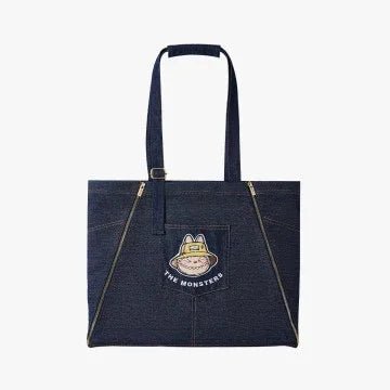 THE MONSTERS FALL IN WILDSERlES - Denim Apron Bag - POP BOX