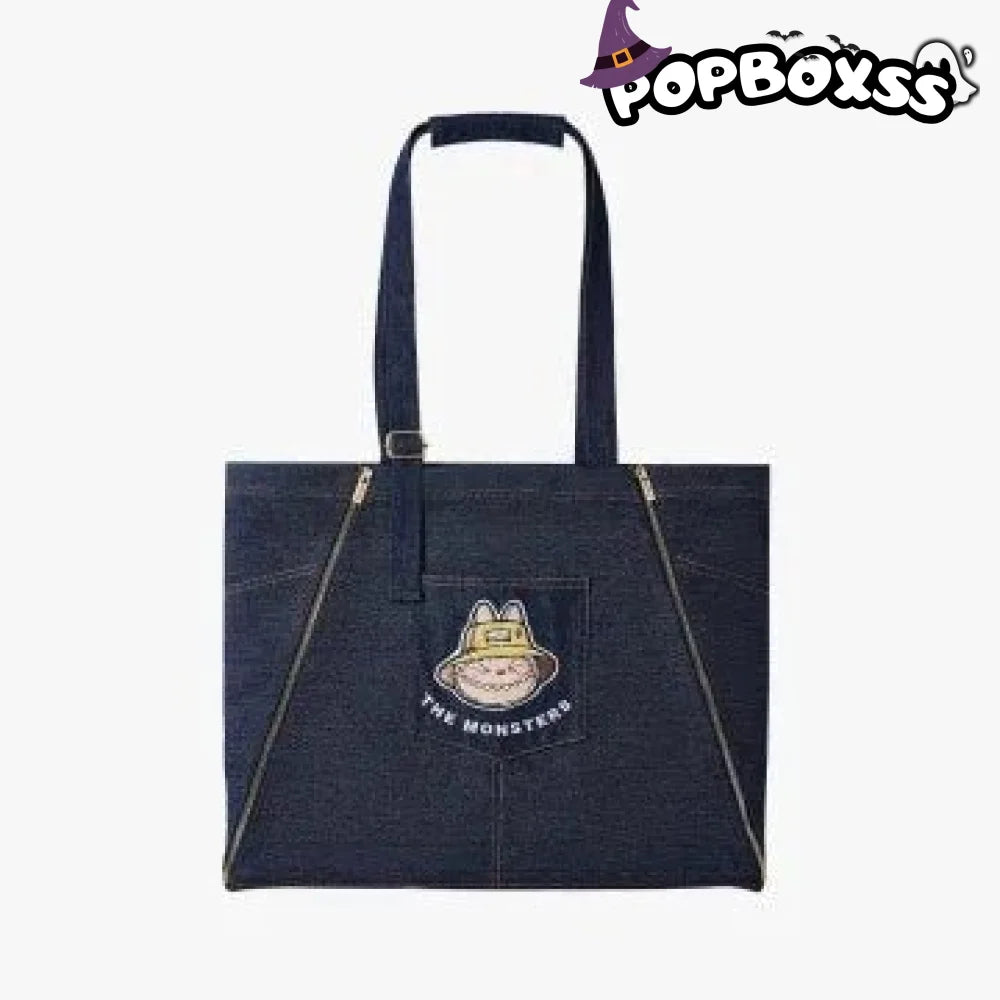 THE MONSTERS FALL IN WILDSERlES - Denim Apron Bag - POP BOX