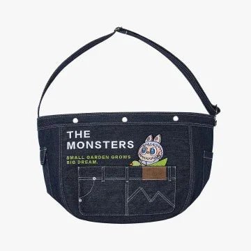 THE MONSTERS FALL IN WILDSERlES - Denim Messenger Bag - POP BOX