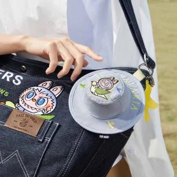THE MONSTERS FALL IN WILDSERlES - Denim Messenger Bag - POP BOX