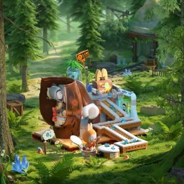 THE MONSTERS Forest Secret Base Series Blocks - Playful Home - POP BOX