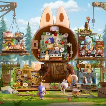 THE MONSTERS Forest Secret Base Series Blocks - Playful Home - POP BOX