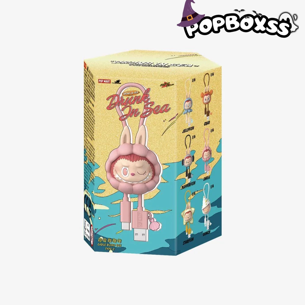 THE MONSTERS LABUBU Enchanted by the Seaside Series - Cable Blind Box - POP BOX