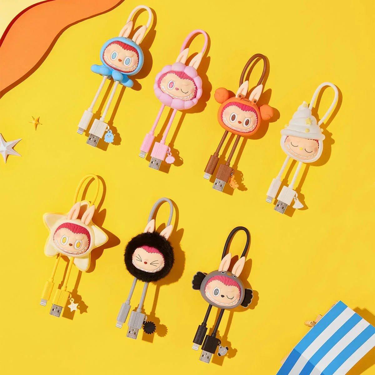 THE MONSTERS LABUBU Enchanted by the Seaside Series - Cable Blind Box - POP BOX
