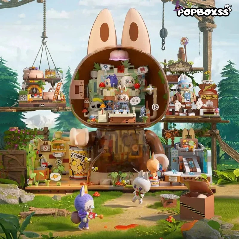 THE MONSTERS labubu Forest Secret Base Series Blocks - POP BOX