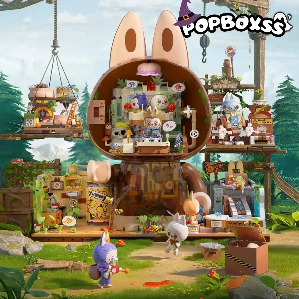 THE MONSTERS labubu Forest Secret Base Series Blocks - POP BOX