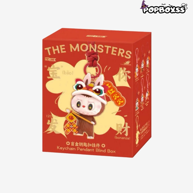 The Monsters Labubu Keychain Pendant Blind Box. POP LAND Limited 1 BOX blind box