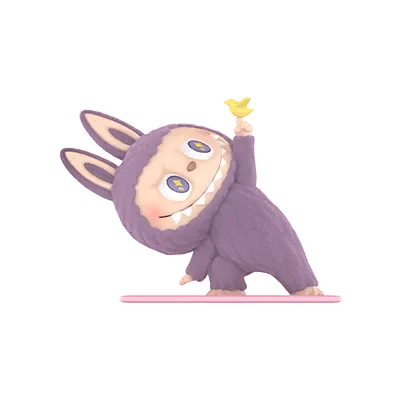 THE MONSTERS [Labubu] Lazy Yoga Series Figures - POP BOX