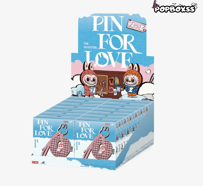 THE MONSTERS Pin for Love Series - Letter Pendant Blind Box - POP BOX