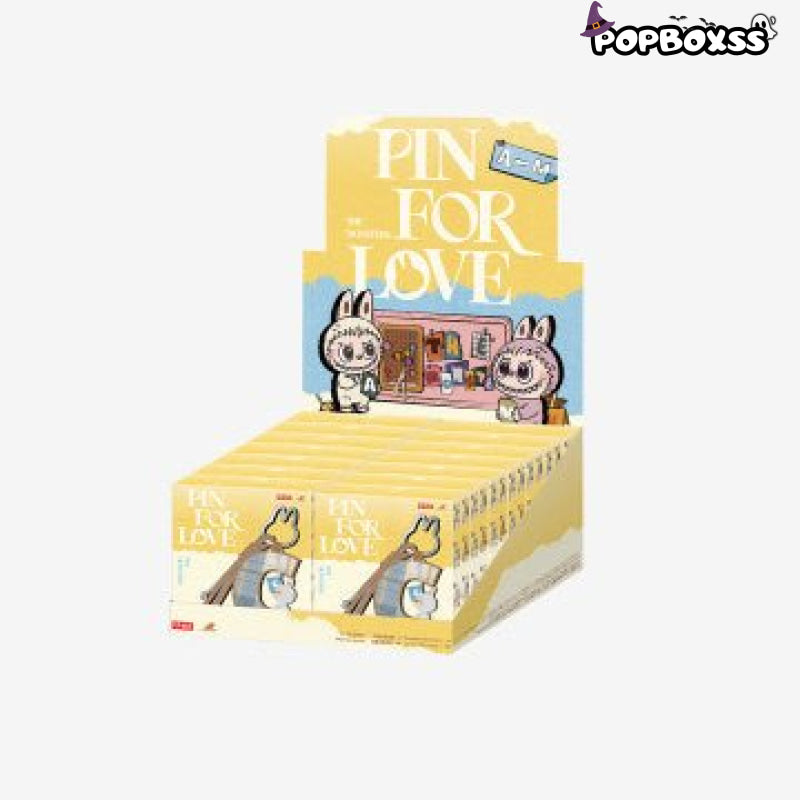THE MONSTERS Pin for Love Series - Letter Pendant Blind Box - POP BOX