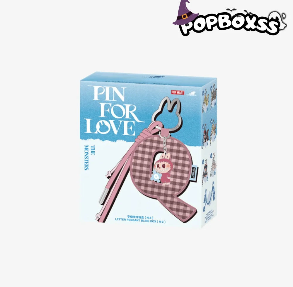 THE MONSTERS Pin for Love Series - Letter Pendant Blind Box - POP BOX