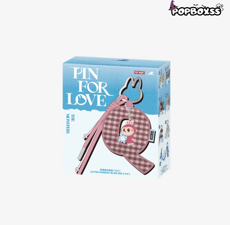 THE MONSTERS Pin for Love Series - Letter Pendant Blind Box - POP BOX