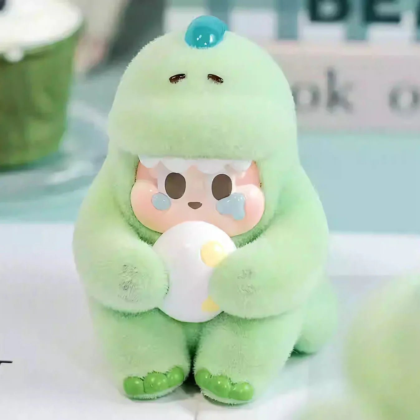 THE SLLO Dinosaur Series PVC Figures. Fuzzy Blind Box - POP BOX