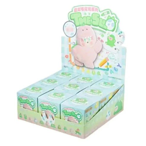 THE SLLO Dinosaur Series PVC Figures. Fuzzy Blind Box - POP BOX