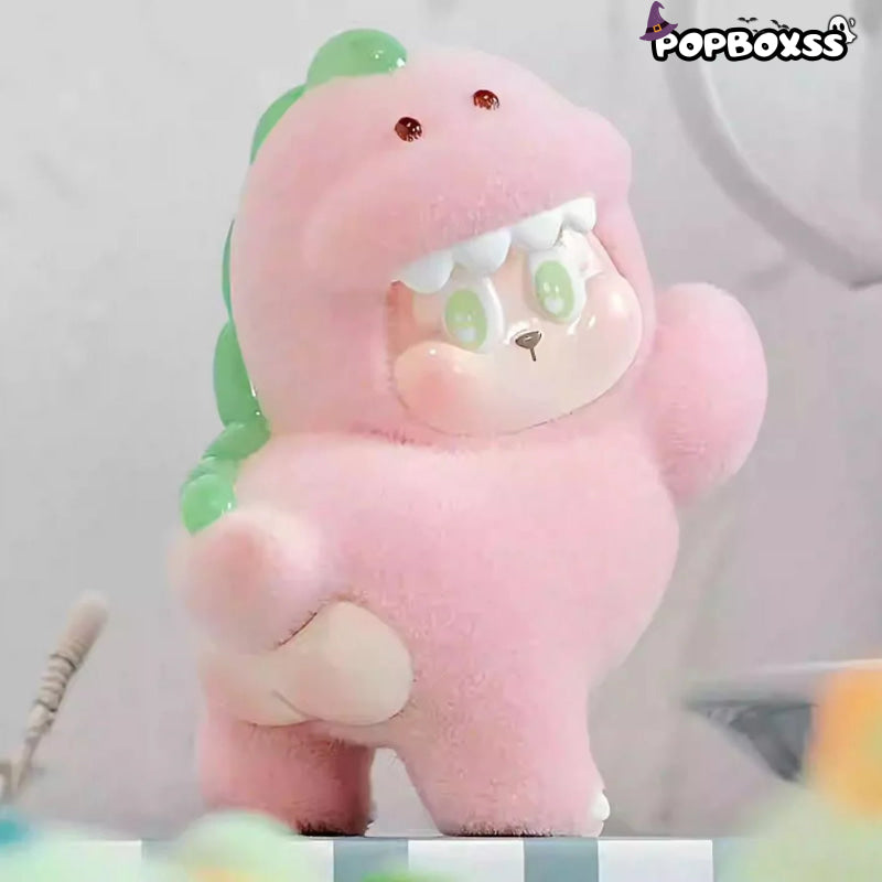 THE SLLO Dinosaur Series PVC Figures. Fuzzy Blind Box - POP BOX