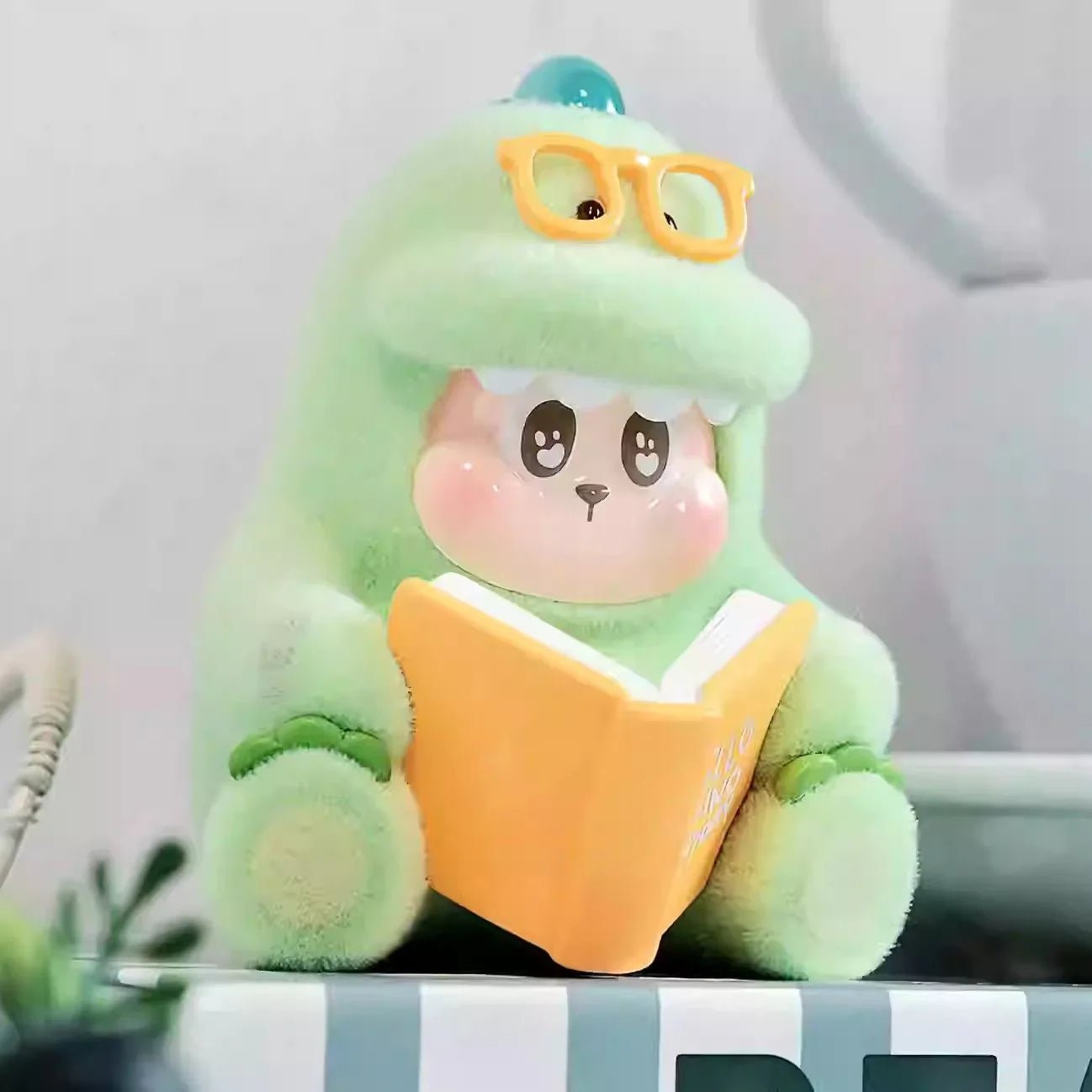THE SLLO Dinosaur Series PVC Figures. Fuzzy Blind Box - POP BOX