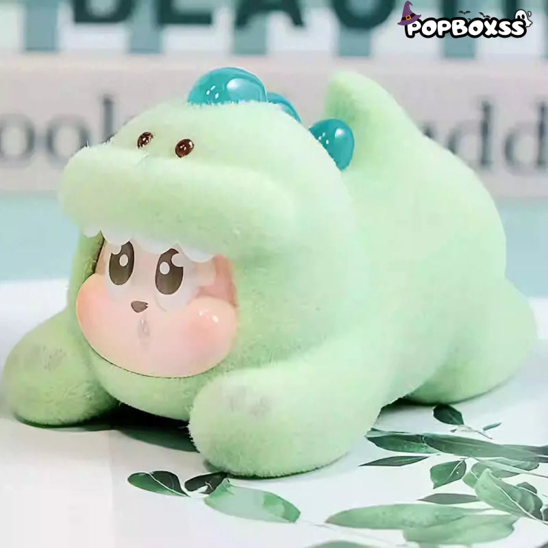 THE SLLO Dinosaur Series PVC Figures. Fuzzy Blind Box - POP BOX